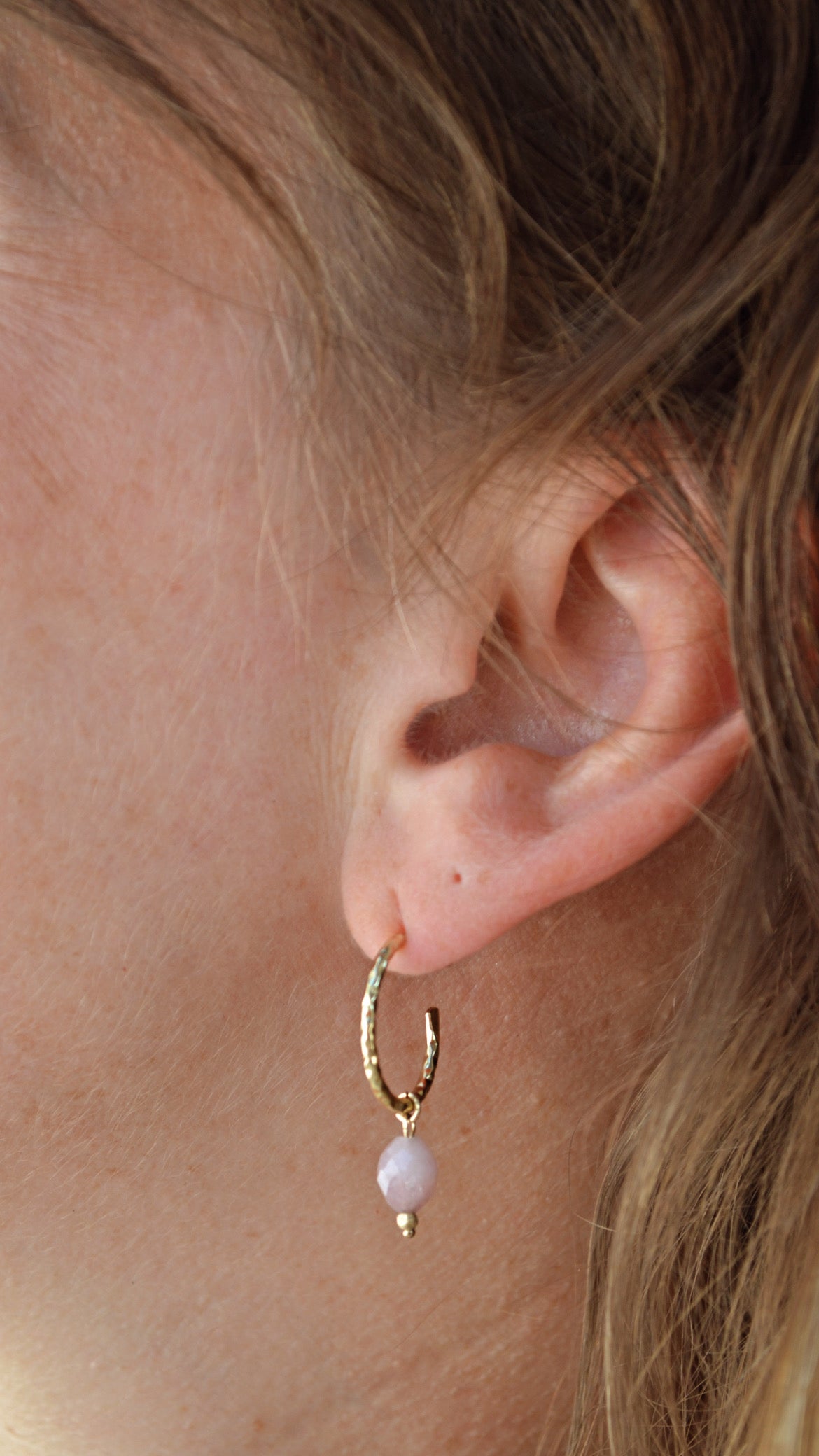 APHRODITE – Quartz Rose boucles d'oreilles