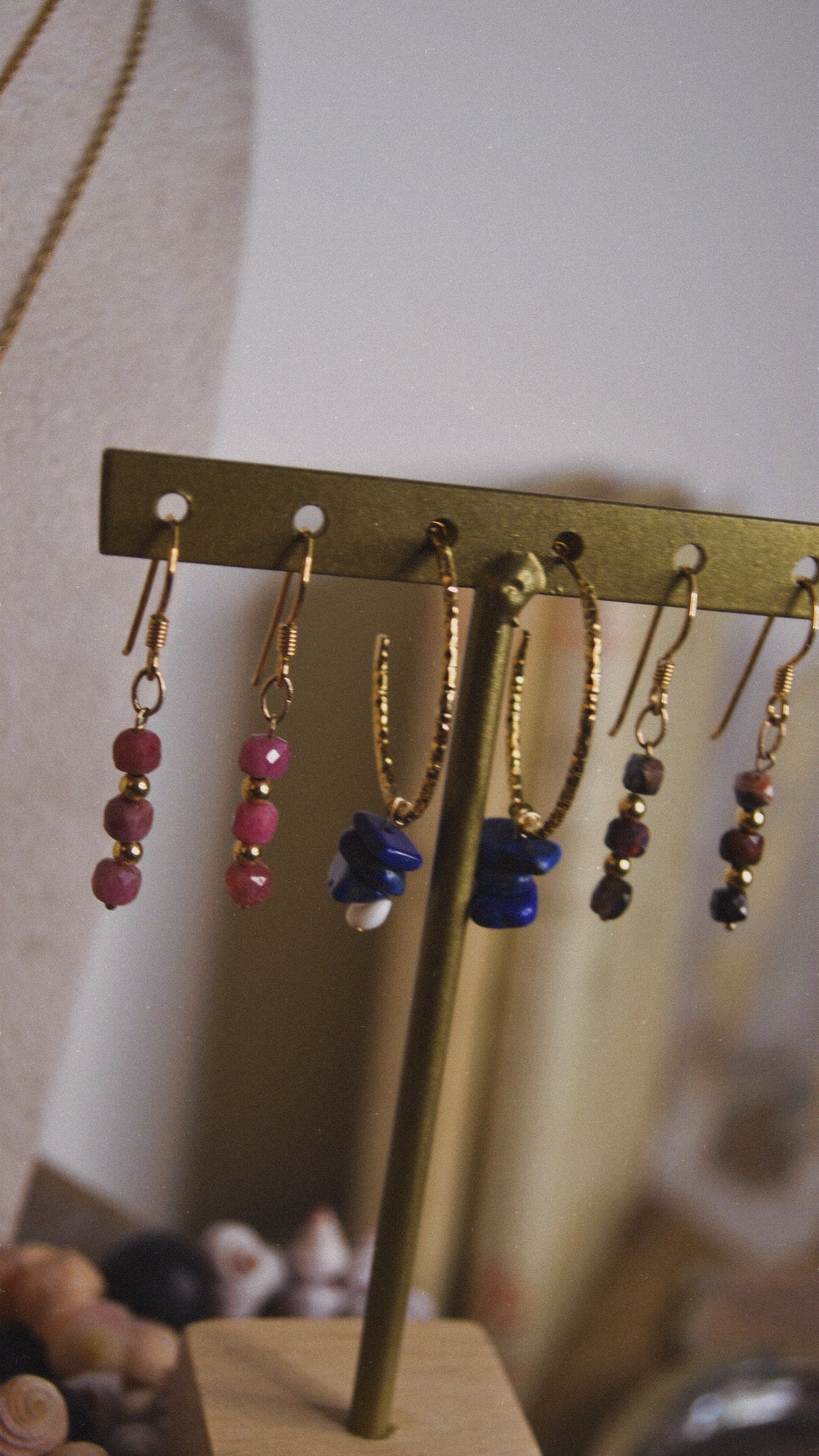 TALISMAN THALYA - Pietersite boucles d'oreilles