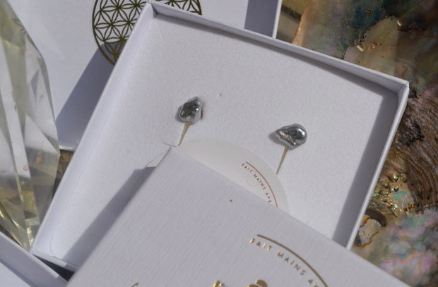 HINA — Boucles d'oreilles keshi de Tahiti & plaqué or 18k