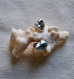 HINA — Boucles d'oreilles keshi de Tahiti & plaqué or 18k