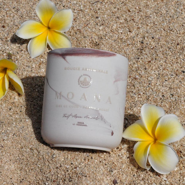 MOANA - Bougie Monoï Tahiti Cire Coco
