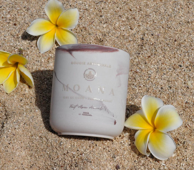 MOANA - Bougie Monoï Tahiti Cire Coco