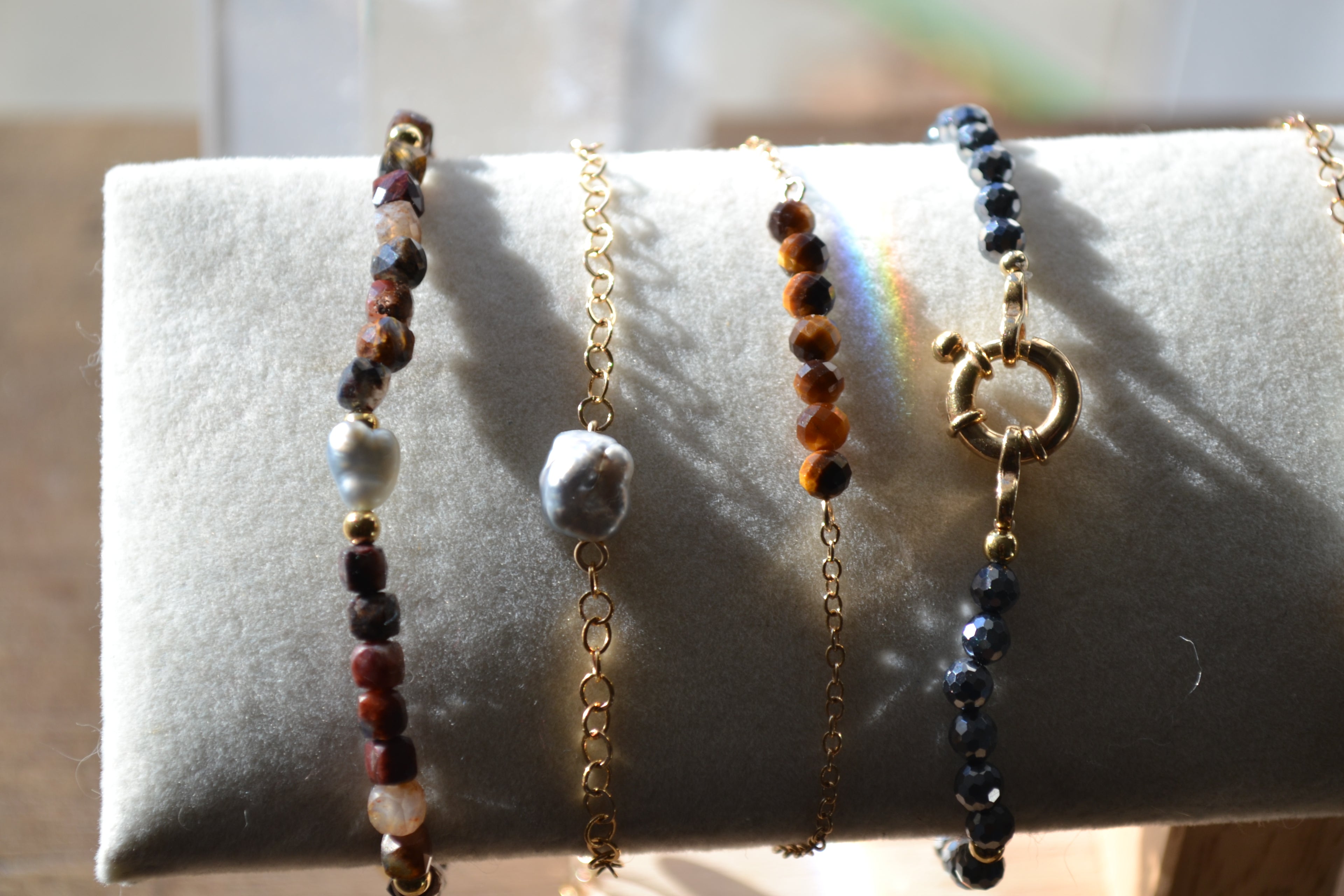 TALISMAN MAEVA - Bracelet Keshi de Tahiti