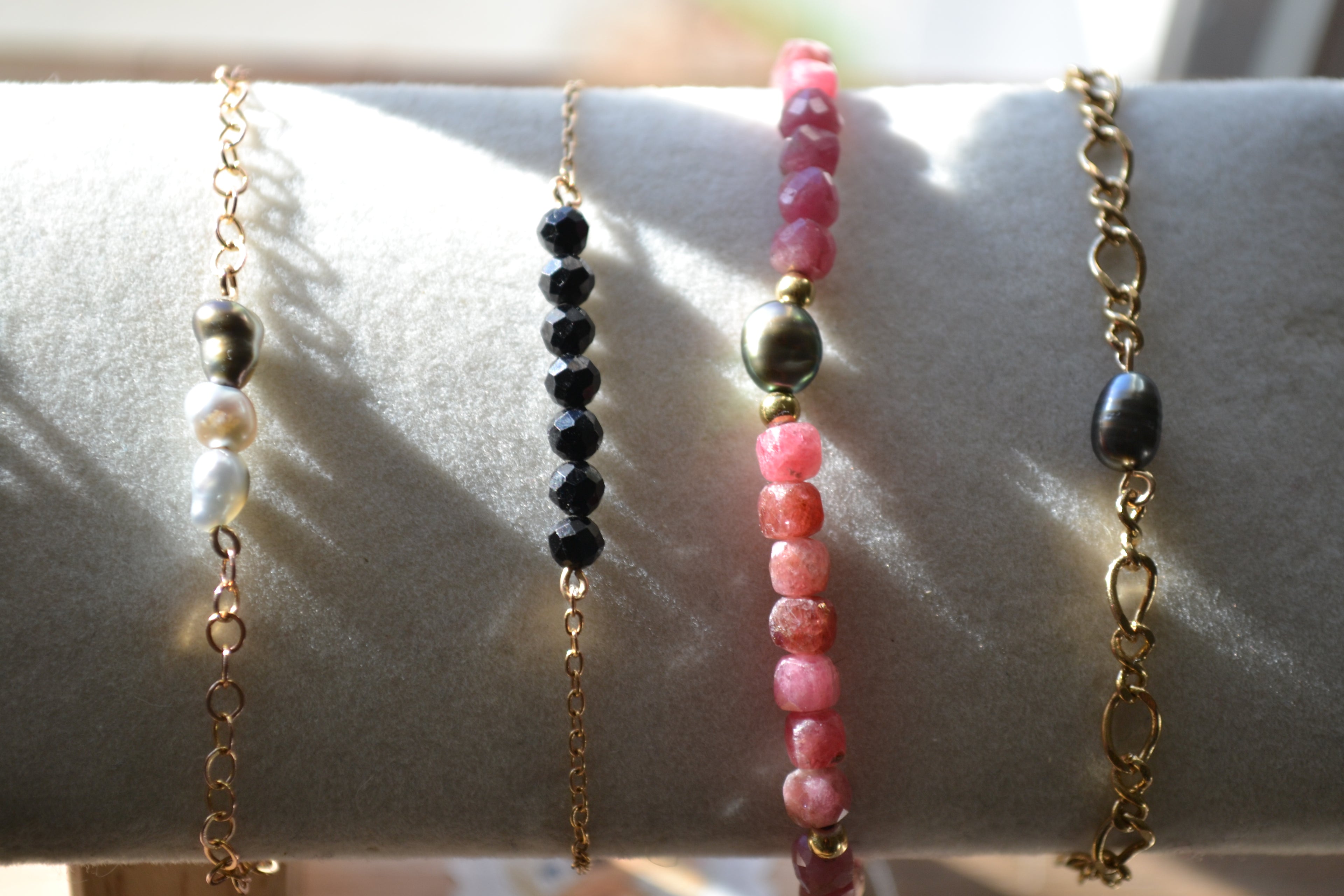 TALISMAN MANAVA — Bracelet Keshi de Tahiti