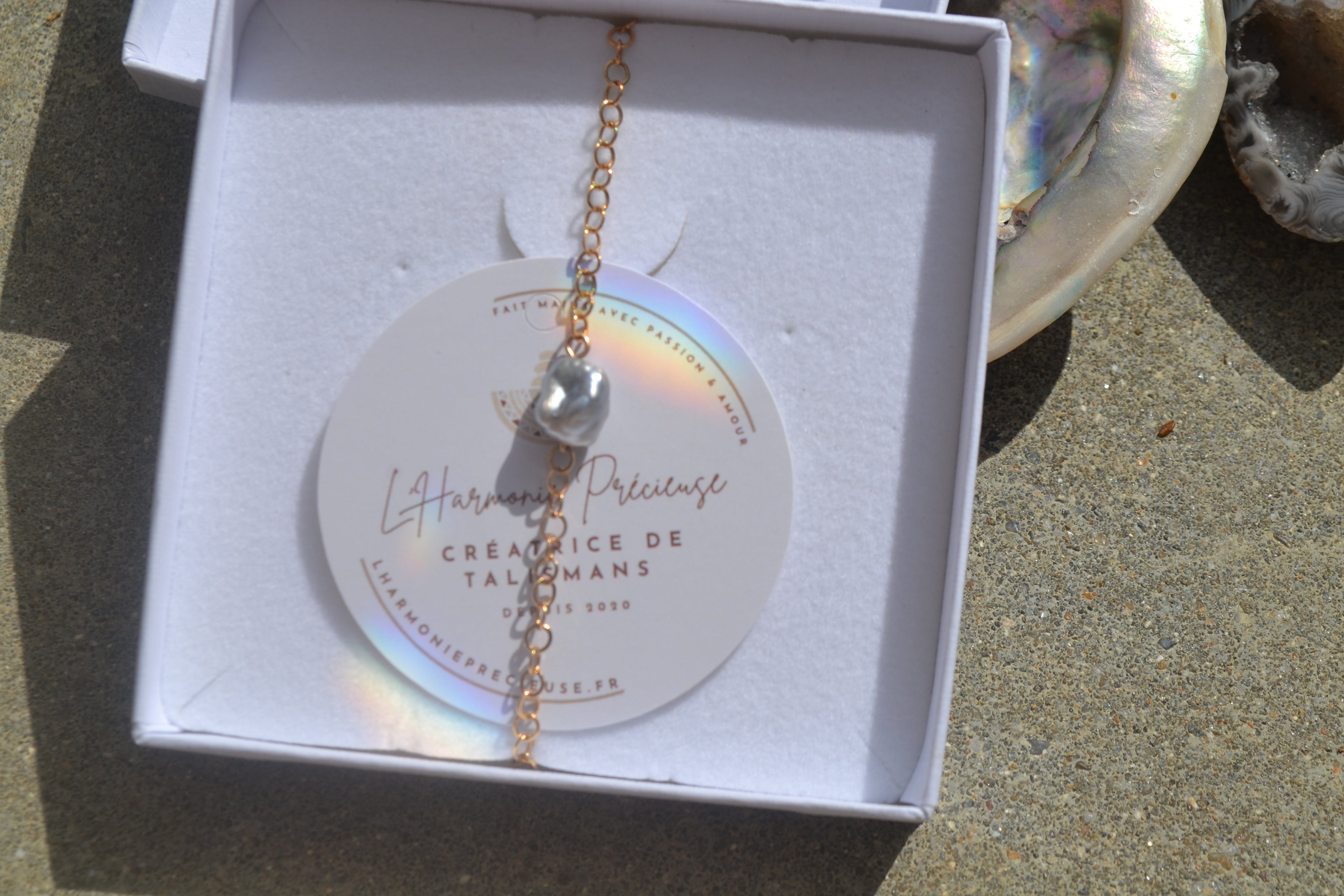 TALISMAN MAEVA - Bracelet Keshi de Tahiti