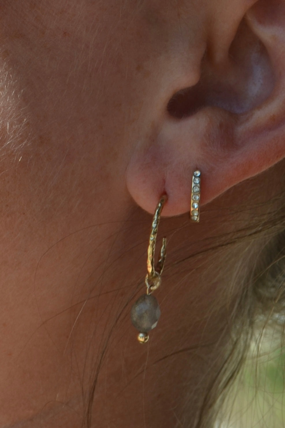 TALISMAN SEDNA - Labradorite Boucles d'oreilles