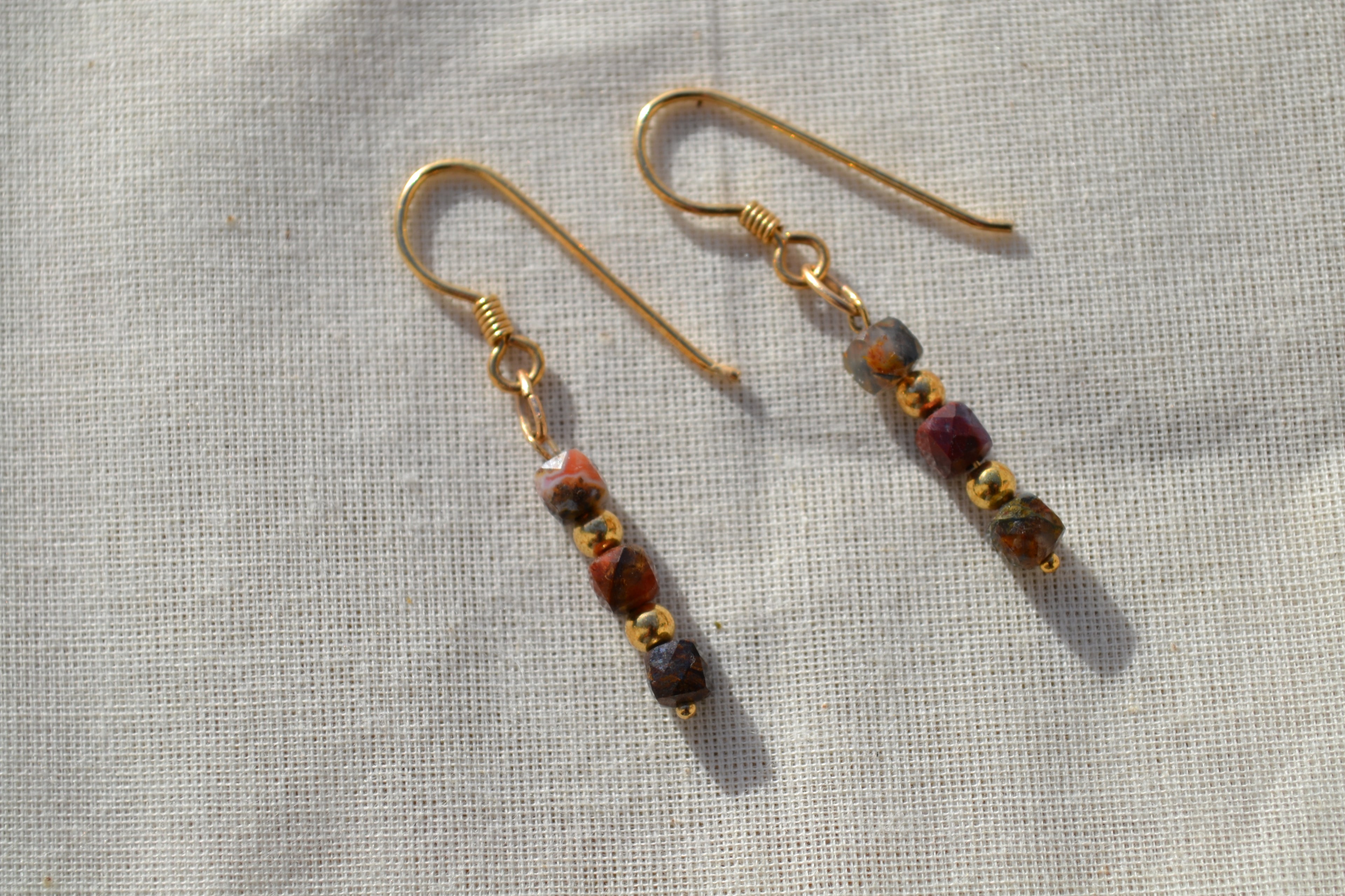 TALISMAN THALYA - Pietersite boucles d'oreilles