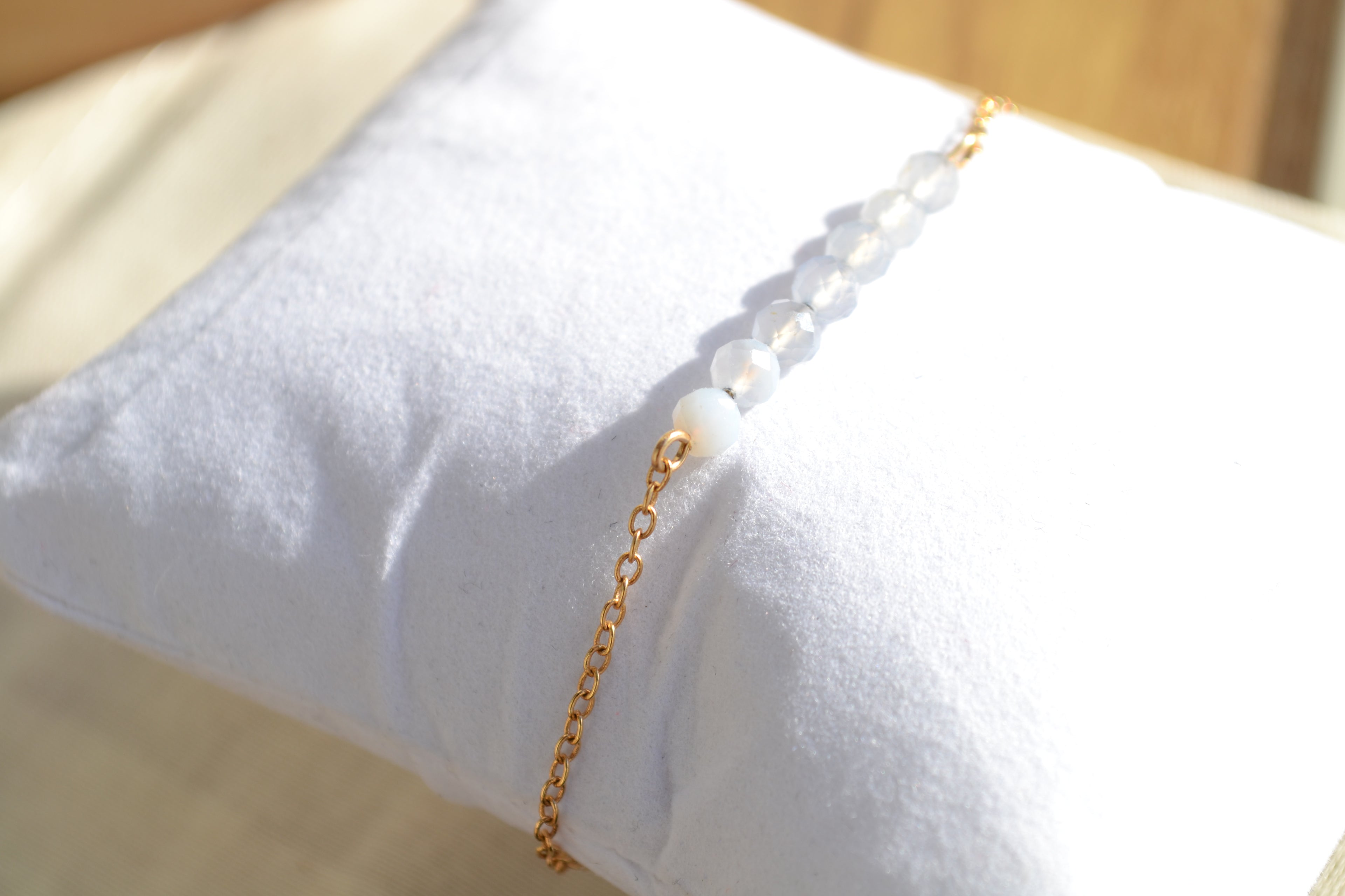 TALISMAN NERIDA — Calcédoine bleue