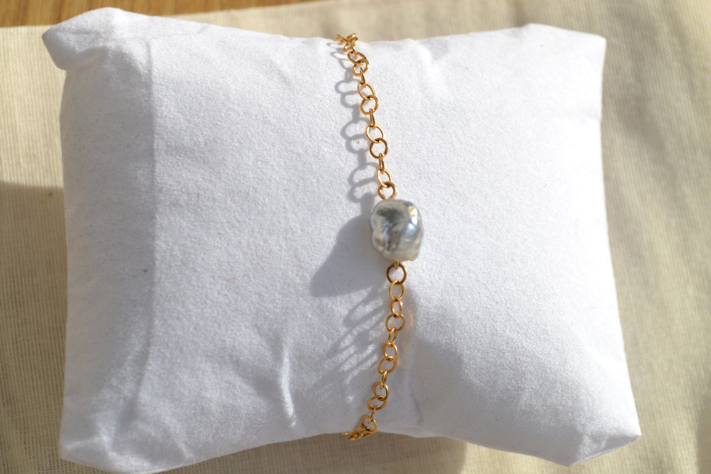 TALISMAN MAEVA - Bracelet Keshi de Tahiti