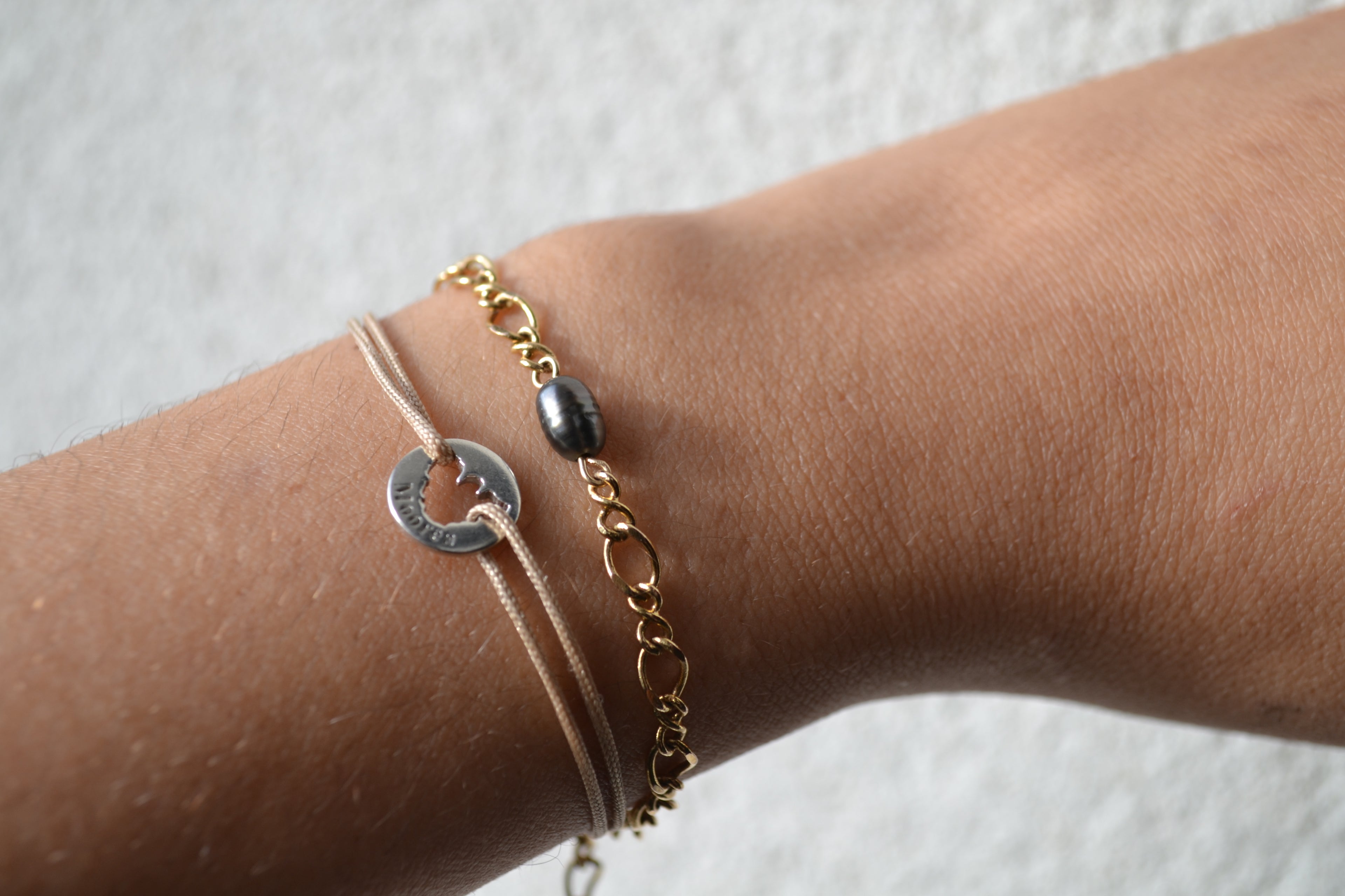 TALISMAN MANAVA — Bracelet Keshi de Tahiti