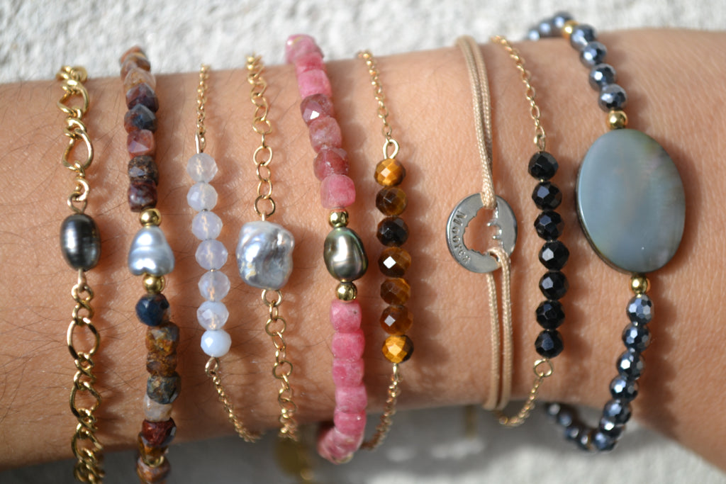 TALISMAN MAEVA - Bracelet Keshi de Tahiti