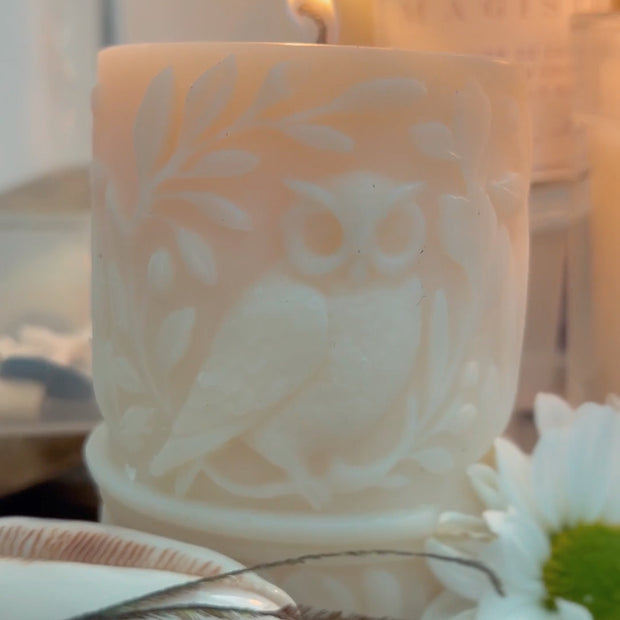 MOANA NOCTUA - Bougie moulée- MONOI de Tahiti